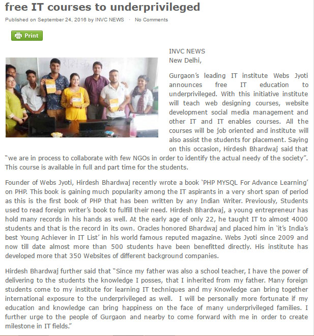 Webs Jyoti News